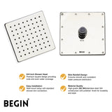 Square Overhead Shower 8x8 AB3152 – Begin Faucets