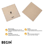 Gold Rain Shower 12x12 AB3154GG – Luxury Overhead Shower | Begin Faucets