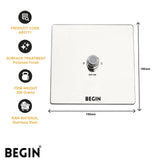 Square Overhead Shower 8x8 Inch AB3172 – Begin Faucets