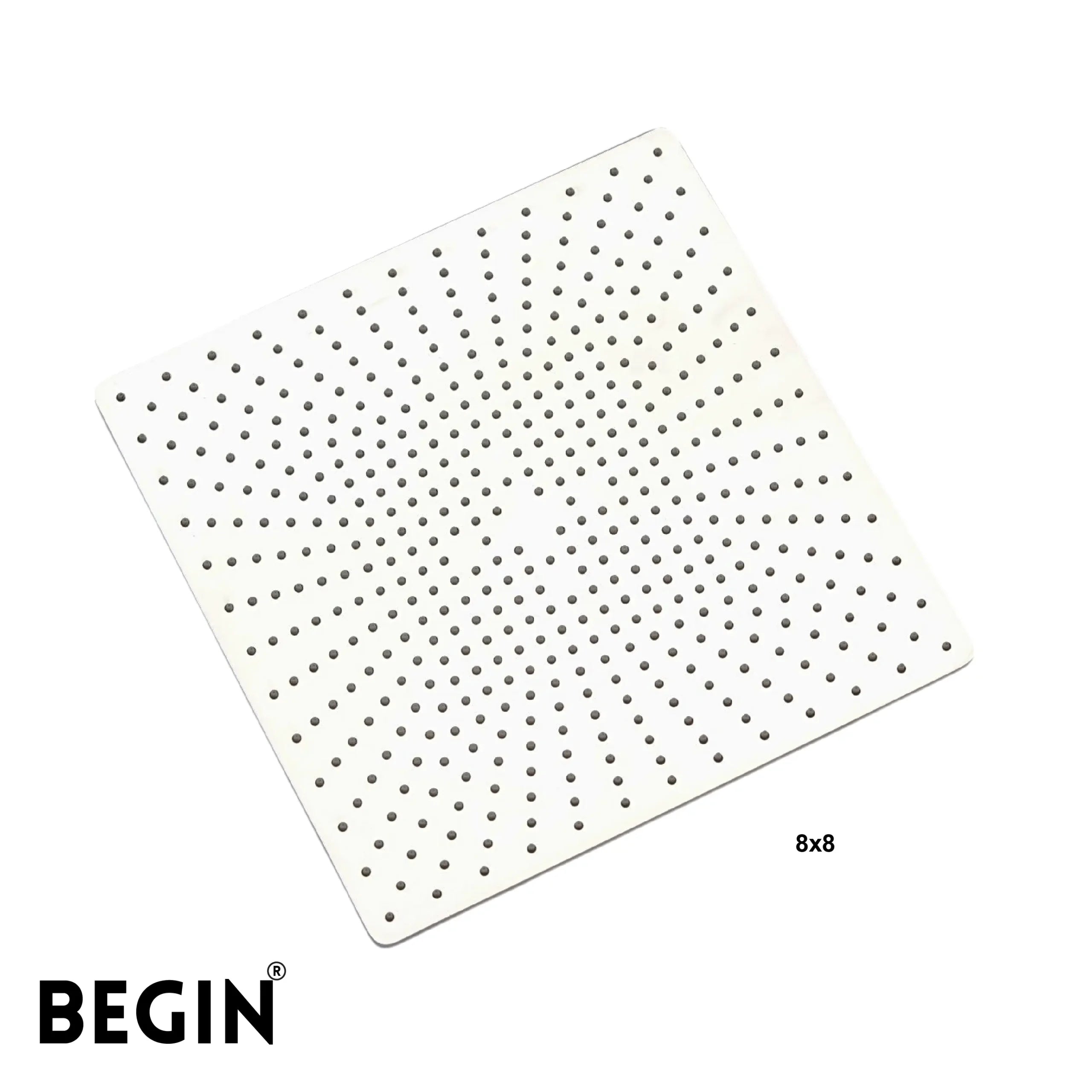 Square Overhead Shower 8x8 Inch AB3172 – Begin Faucets