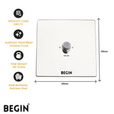 Square Overhead Shower 10x10 Inch AB3173 – Begin Faucets
