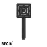 Square Hand Shower Matte Black AB2102MB | Begin Faucets