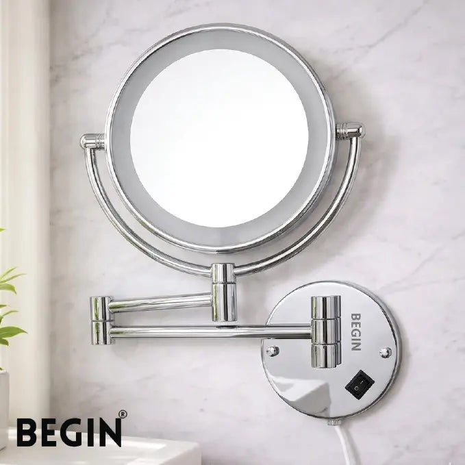 LED Magnifying Mirror AC0080 – Premium Bathroom Mirror | Begin