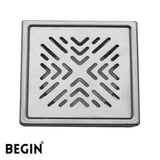 Bathroom Drain Cover 5×5 | Stainless Steel 304