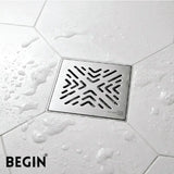 Bathroom Drain Cover 5×5 | Stainless Steel 304