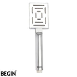 Chrome Finish Rectangle Hand Shower AB2101 | BEGIN Faucets