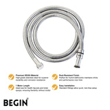 SS Tube 1 Meter AB0002 | Begin | Health Faucets SS Shower Hose 1m