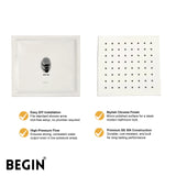 UltraSlim Overhead Shower 8x8 AB3202 – Begin