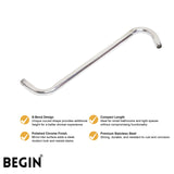 S Bend Round Shower Rod AD0197 | Begin Faucets