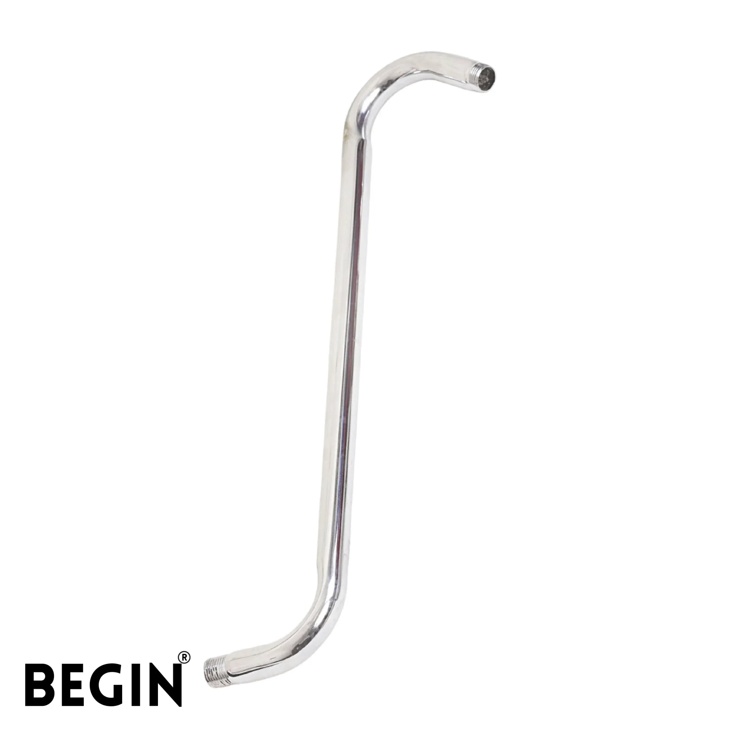 S Bend Round Shower Rod AD0197 | Begin Faucets