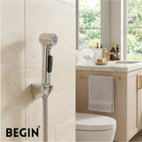Aura Hi-Rise Health Faucet Set | Chrome | Jet Spray | Begin
