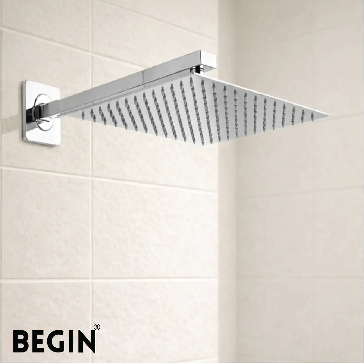 UltraSlim Overhead Shower 8x8 AB3202 – Begin