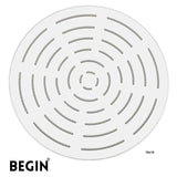 Overhead Shower Round 10x10 AB3123 | MAZE by Begin Faucets