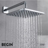 Square Rain Shower 10x10 AB3153 | Premium Overhead Shower | Begin Faucets