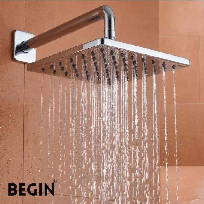 Square Rain Shower 12x12 AB3154 – Premium Overhead Shower | Begin Faucets