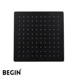 Matte Black Overhead Shower 12x12 AB3154MB – Begin Faucets