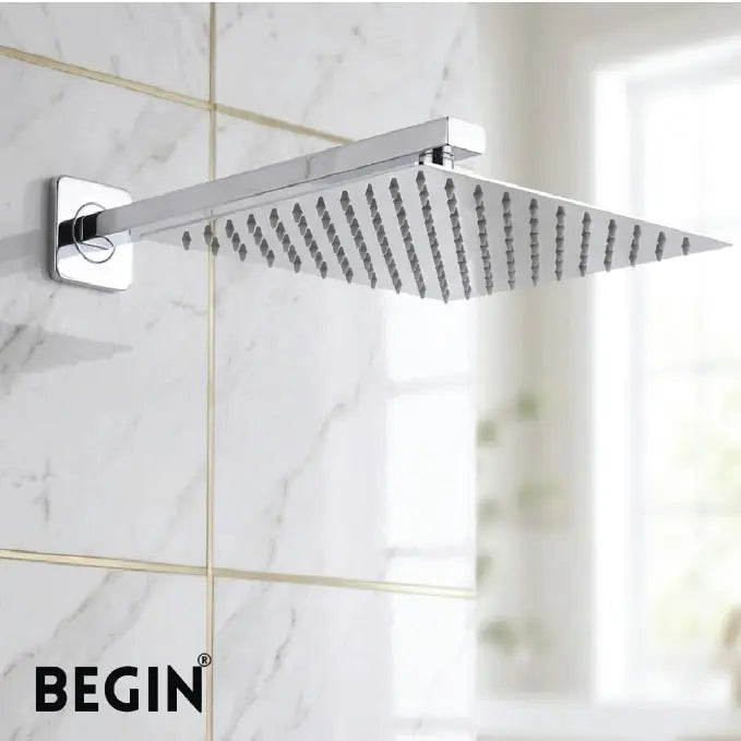 Ultra Slim Overhead Shower 12x12 AB3204 – Begin Faucets