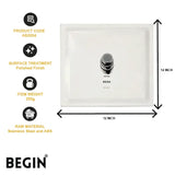 Ultra Slim Overhead Shower 12x12 AB3204 – Begin Faucets