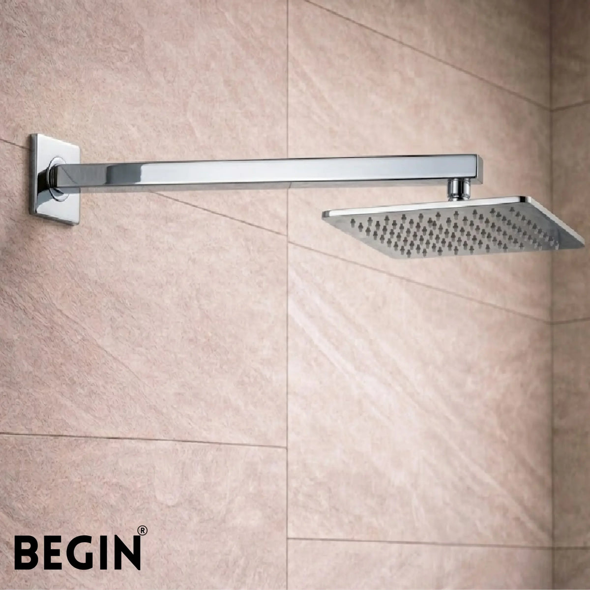 Square Shower Arm 24 Inch Wall Mount AD0164 – Begin Faucets