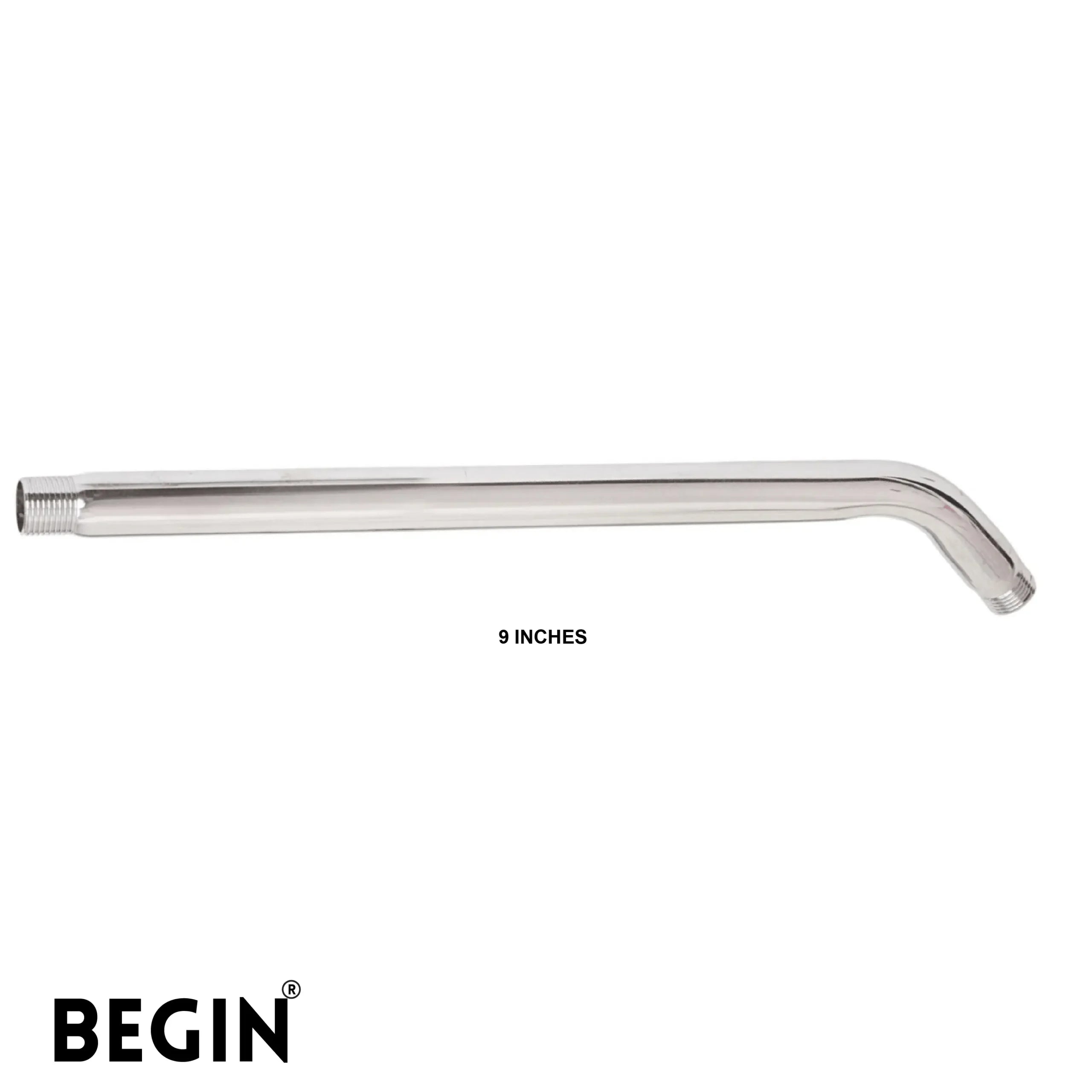 Round Shower 9inch Rod 45 Degree AD0170 | Begin