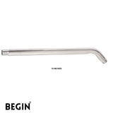 Round Shower 15inch Rod 45 Degree AD0172 | Begin Faucets