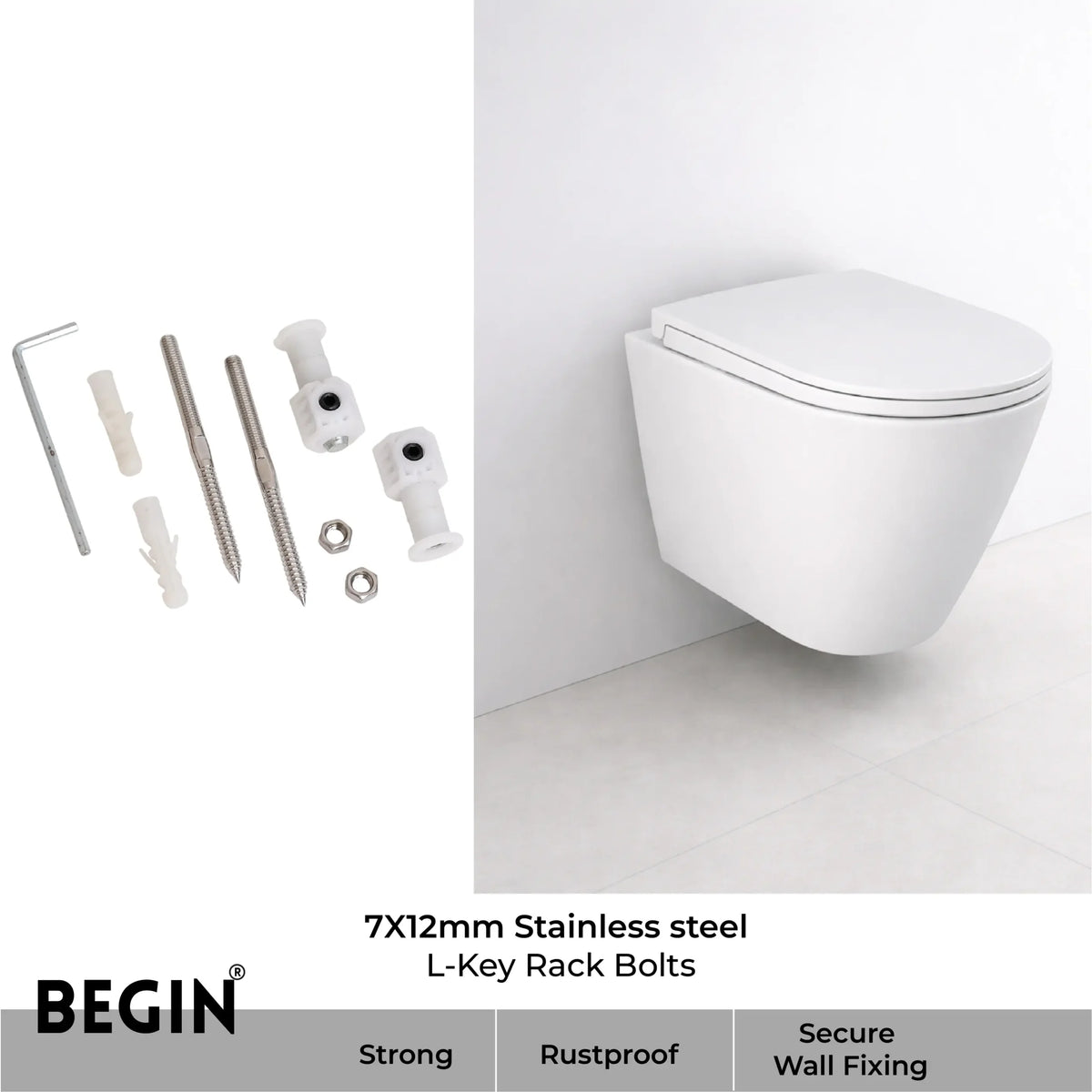 SS L Key Bracket 12mm AE0040 | Begin Faucets SS L Bracket