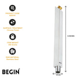 Square Shower Rod 45 Degree AD0191 | Begin Faucets