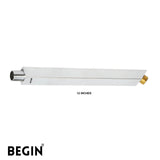 Square Shower Rod 45 Degree AD0191 | Begin Faucets