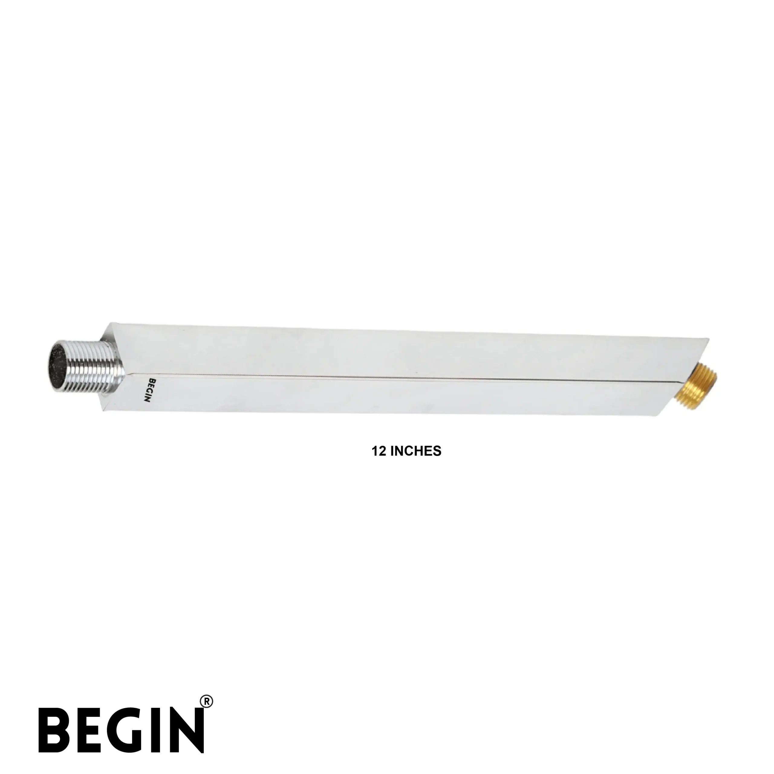 Square Shower Rod 45 Degree AD0191 | Begin Faucets