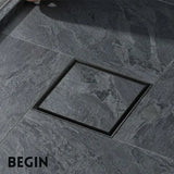 Tile Insert Drain Channel 5x5 AD0350 -SS 304 | Begin