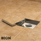 Tile Insert Shower Drain 6x6 AD0351 – Concealed Floor Drain | Begin Faucets