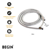 SS Tube 1 Meter Hi-Rise AB0003 | Begin Faucets