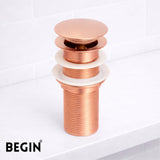 Pop Up Waste Coupling 5 Inch Rose Gold AA0071RG | Begin Faucets
