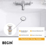 Ceramic Pop Up Waste Coupling 3 Inch AA0080 | Begin Faucets