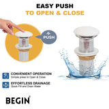 Ceramic Pop Up Waste Coupling 5 Inch AA0081 | Begin Faucets